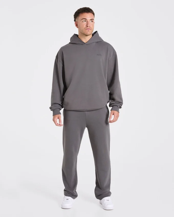 Sweat à capuche oversize Essential avec imprimé graphique