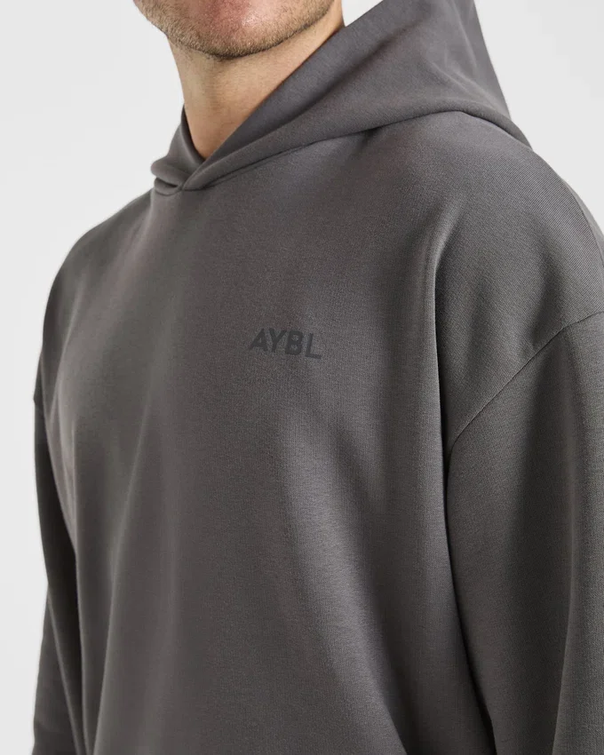 Sweat à capuche oversize Essential avec imprimé graphique