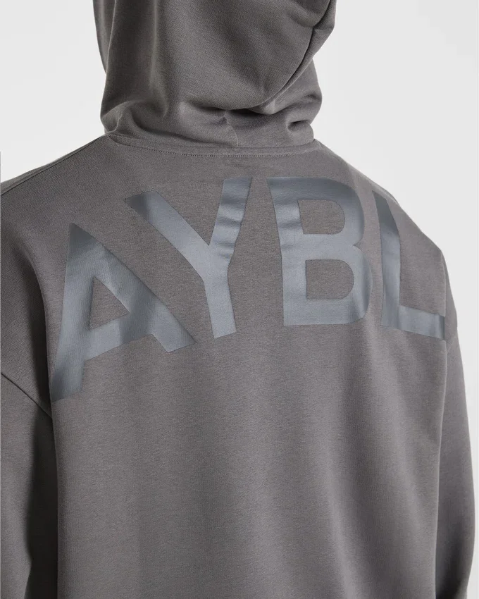 Sweat à capuche oversize Essential avec imprimé graphique