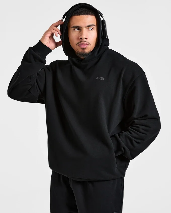 Sweat à capuche oversize Essential avec imprimé graphique