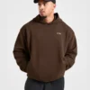 Sweat à capuche oversize Essential avec imprimé graphique