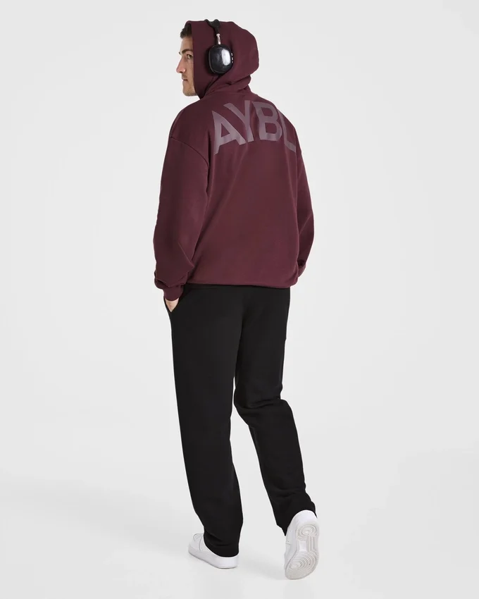 Sweat à capuche oversize Essential avec imprimé graphique