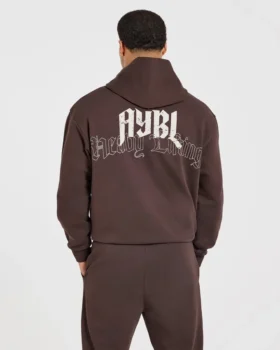 Sweat à capuche oversize « Heavy Lifting Gothic »