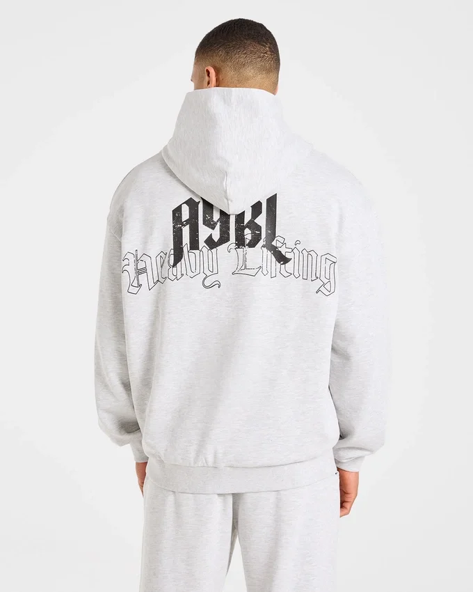 Sweat à capuche oversize « Heavy Lifting Gothic »