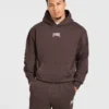 Sweat à capuche oversize « Heavy Lifting Gothic »
