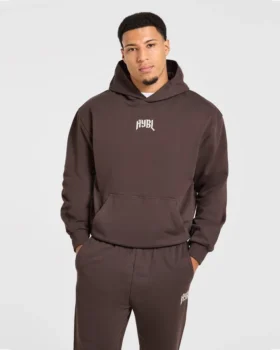 Sweat à capuche oversize « Heavy Lifting Gothic »