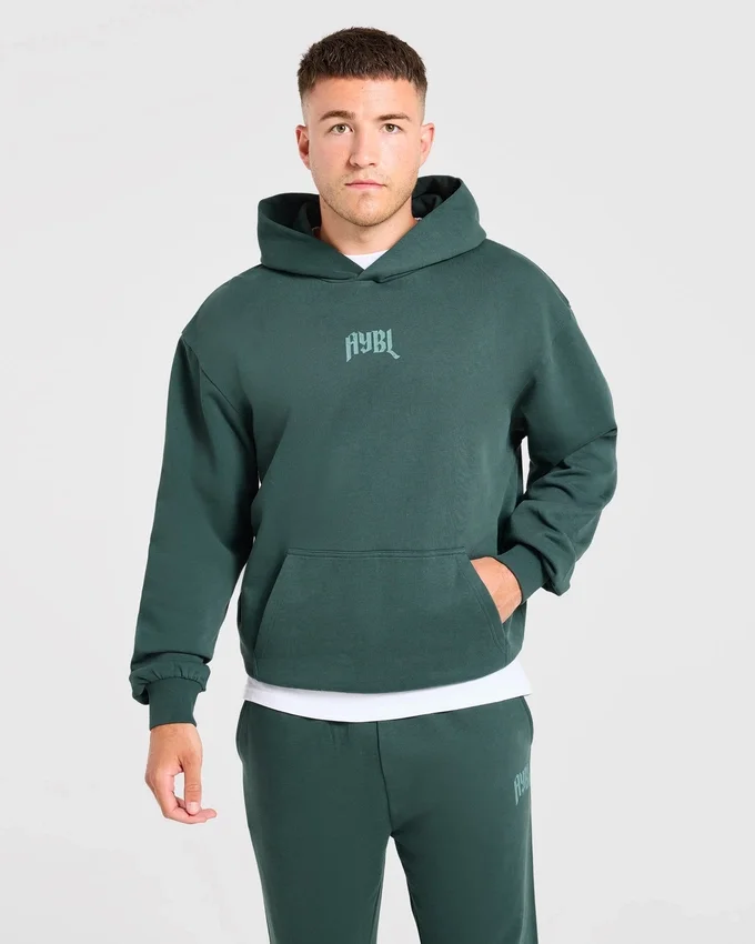Sweat à capuche oversize « Heavy Lifting Gothic »