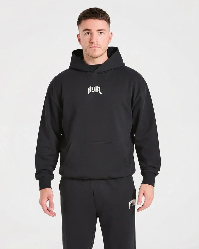 Sweat à capuche oversize « Heavy Lifting Gothic »
