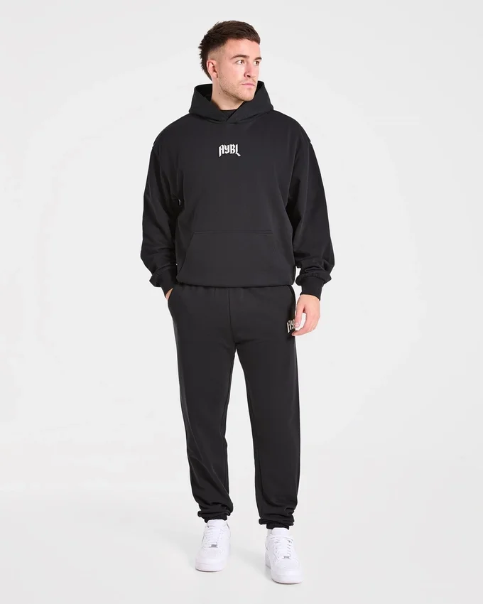 Sweat à capuche oversize « Heavy Lifting Gothic »