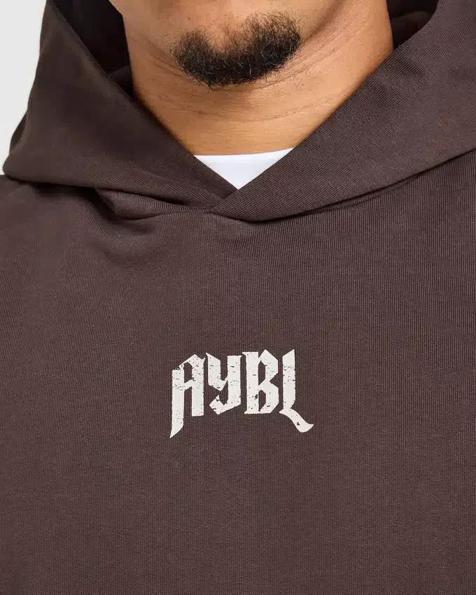 Sweat à capuche oversize « Heavy Lifting Gothic »