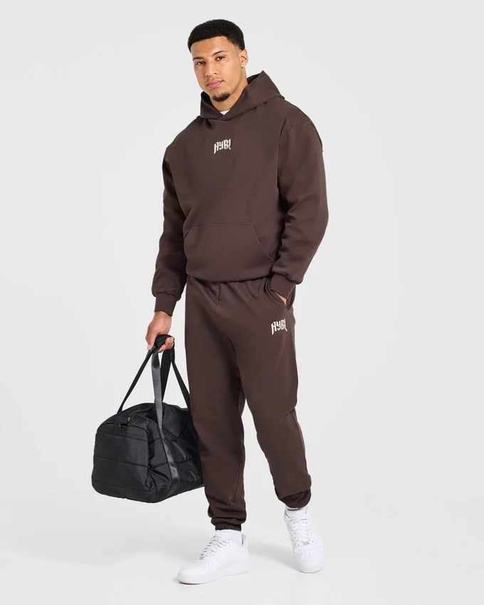 Sweat à capuche oversize « Heavy Lifting Gothic »