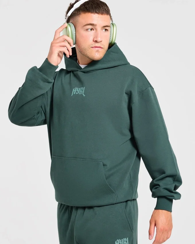 Sweat à capuche oversize « Heavy Lifting Gothic »