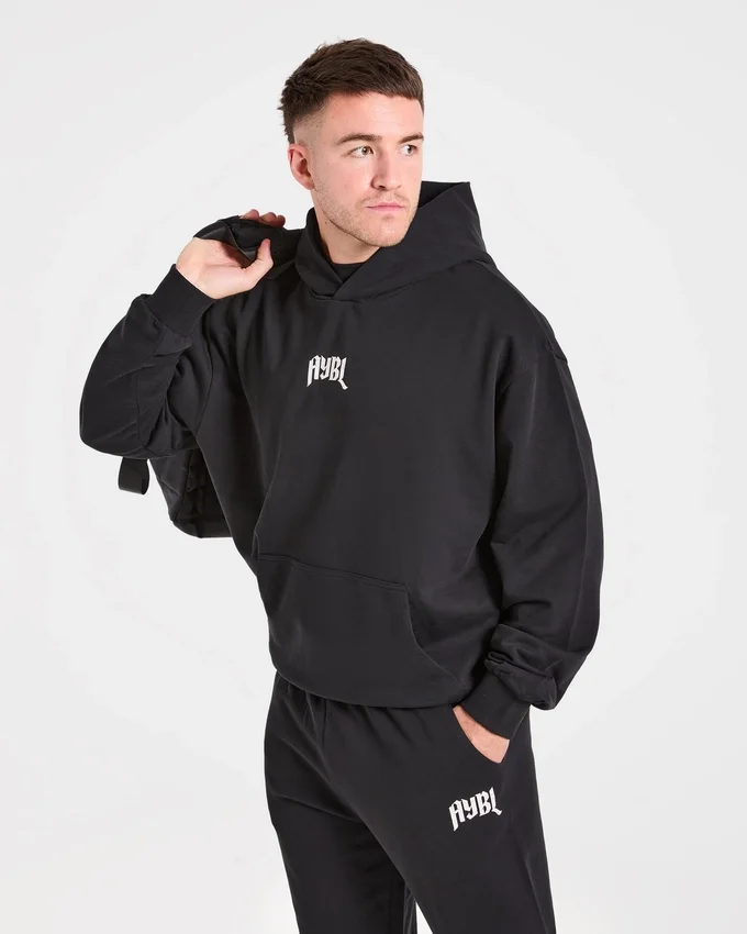 Sweat à capuche oversize « Heavy Lifting Gothic »