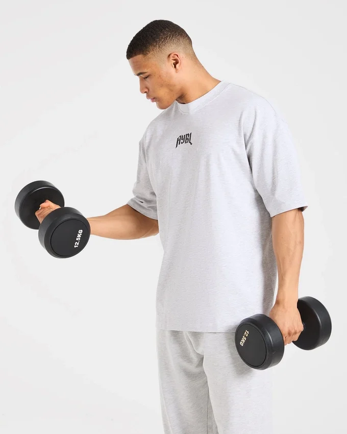 Sweat à capuche oversize « Heavy Lifting Gothic »