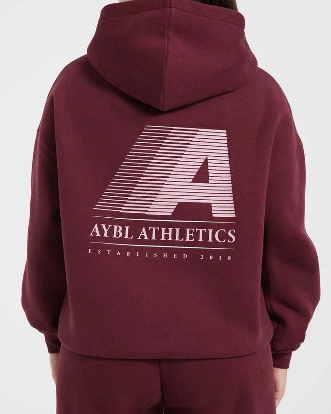 Sweat à capuche oversize Retro Athletics