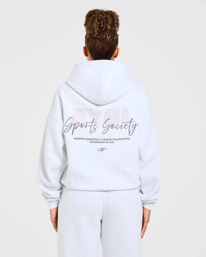 Sweat à capuche oversize Sports Society