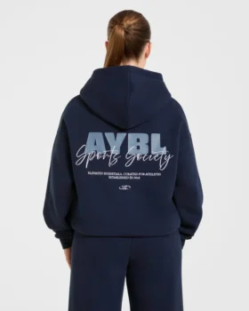 Sweat à capuche oversize Sports Society
