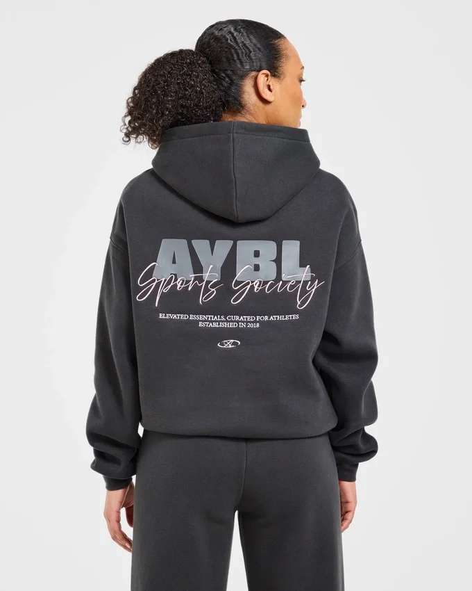 Sweat à capuche oversize Sports Society