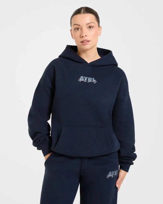 Sweat à capuche oversize Sports Society
