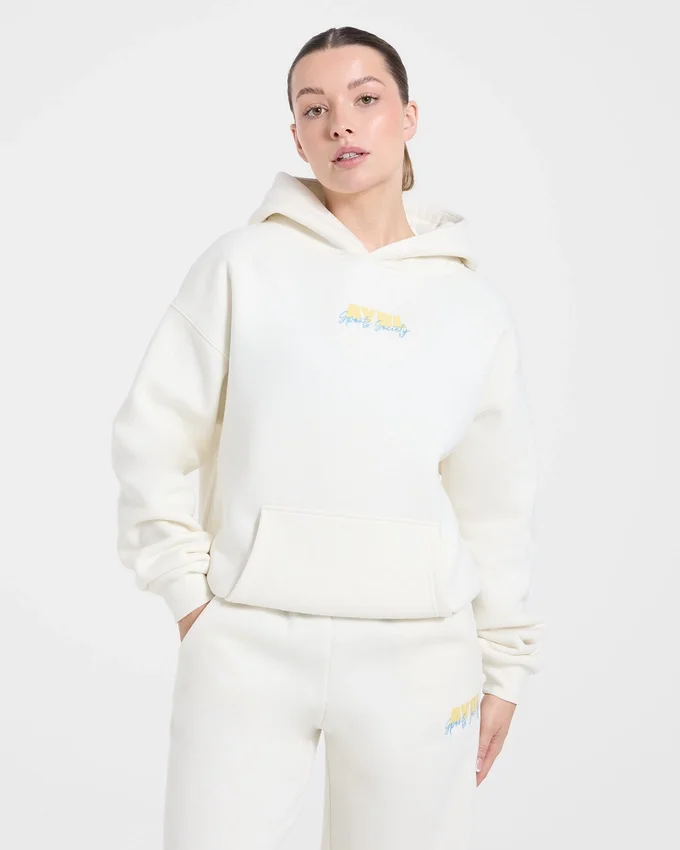 Sweat à capuche oversize Sports Society