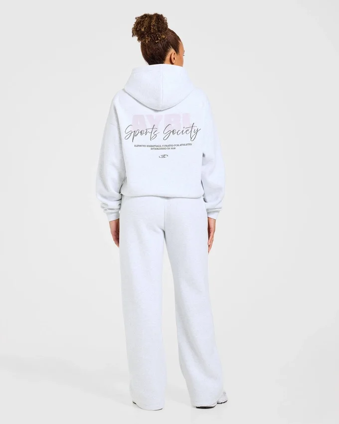 Pantalon de jogging oversize à jambes droites Sports Society