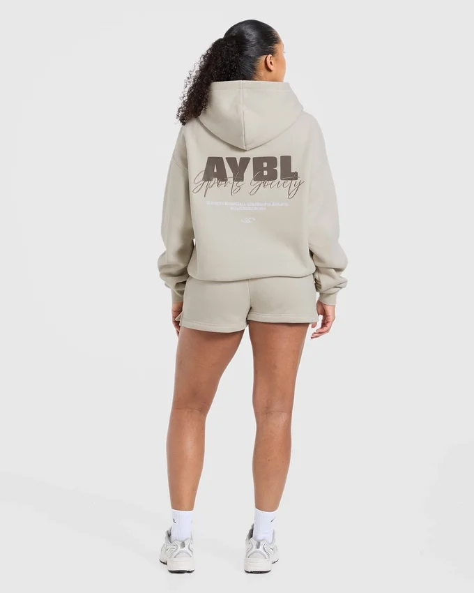 Sweat à capuche oversize Sports Society