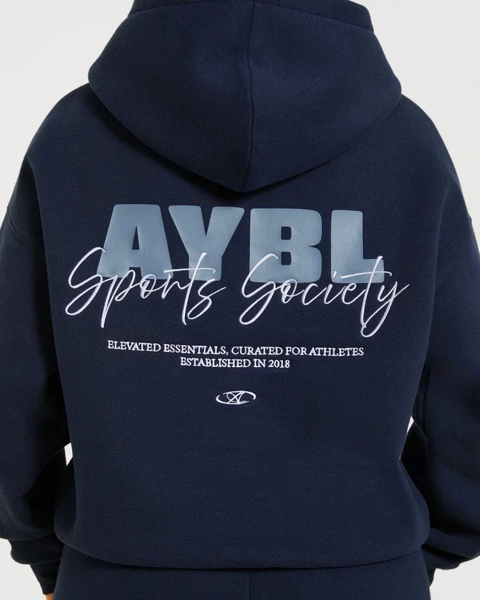 Sweat à capuche oversize Sports Society