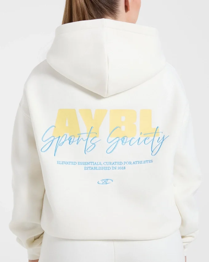 Sweat à capuche oversize Sports Society