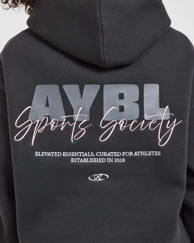 Sweat à capuche oversize Sports Society
