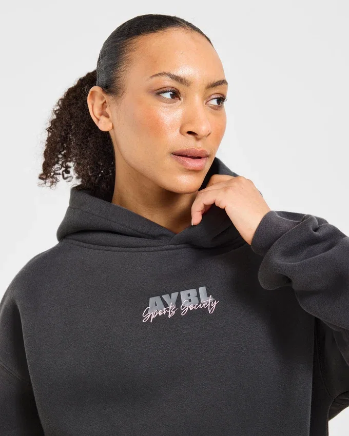 Sweat à capuche oversize Sports Society