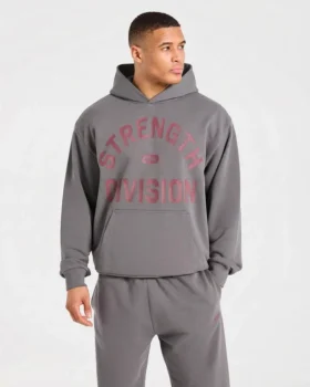Sweat à capuche oversize Strength Division