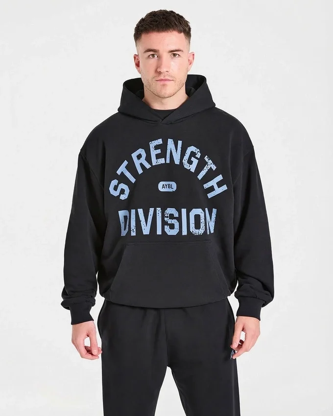 Sweat à capuche oversize Strength Division