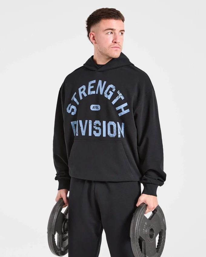 Sweat à capuche oversize Strength Division