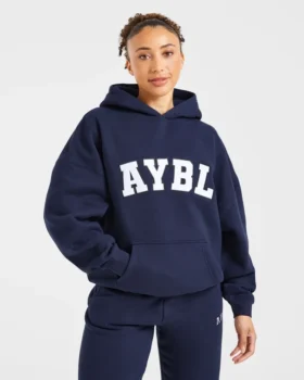 Sweat à capuche oversize Varsity 2.0