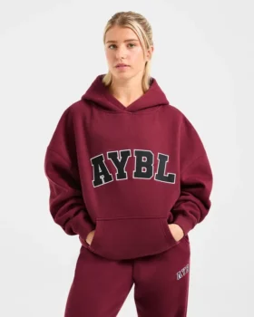 Sweat à capuche oversize Varsity 2.0