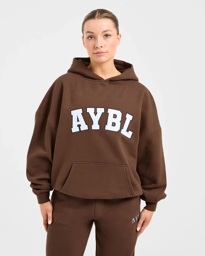 Sweat à capuche oversize Varsity 2.0
