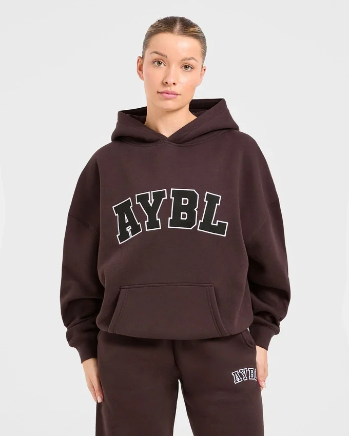Sweat à capuche oversize Varsity 2.0