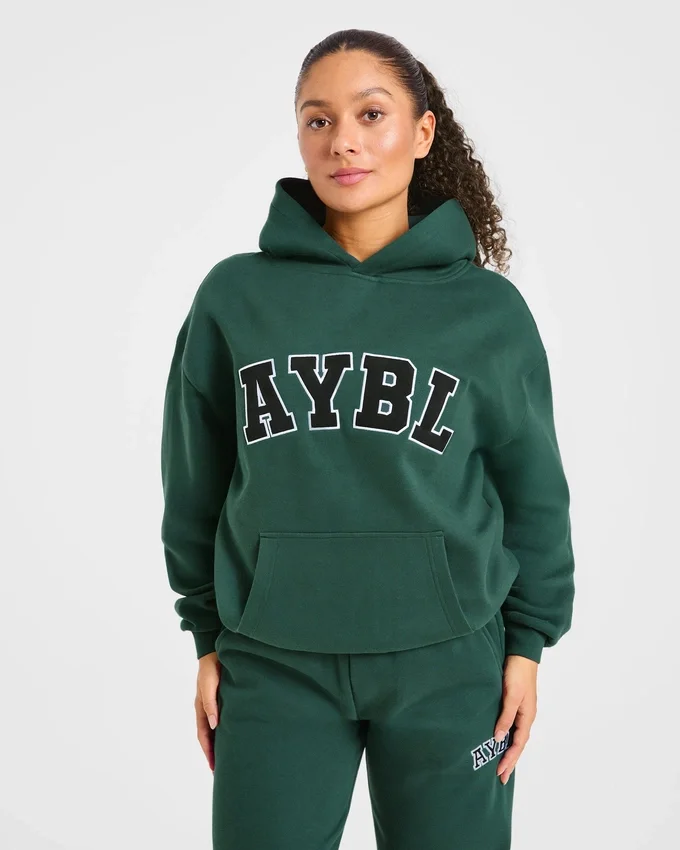 Sweat à capuche oversize Varsity 2.0