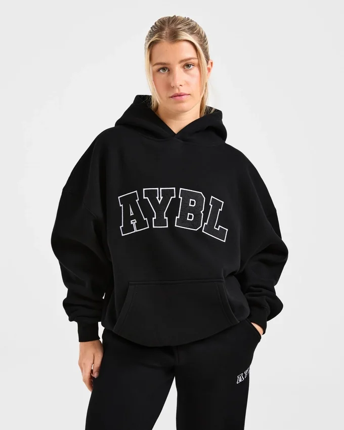 Sweat à capuche oversize Varsity 2.0