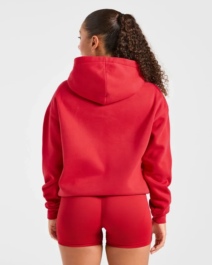 Sweat à capuche oversize Varsity 2.0