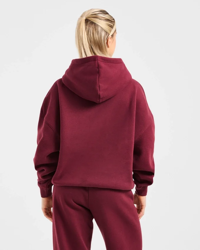 Sweat à capuche oversize Varsity 2.0