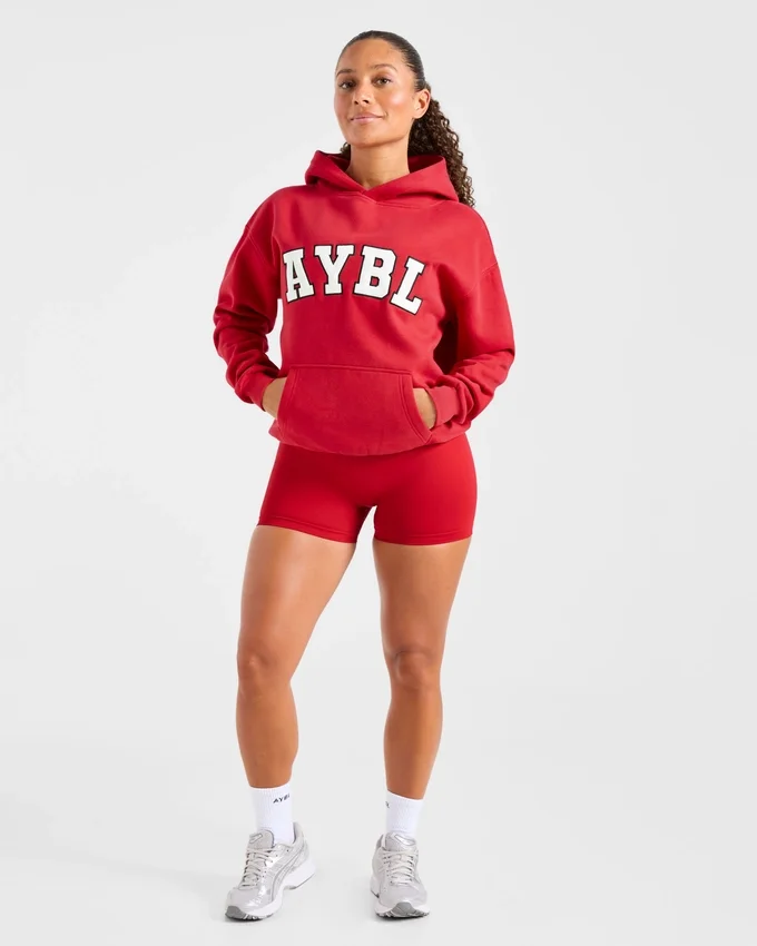 Sweat à capuche oversize Varsity 2.0