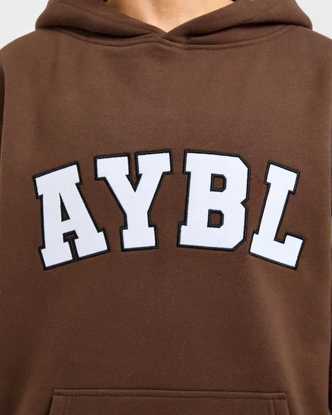 Sweat à capuche oversize Varsity 2.0