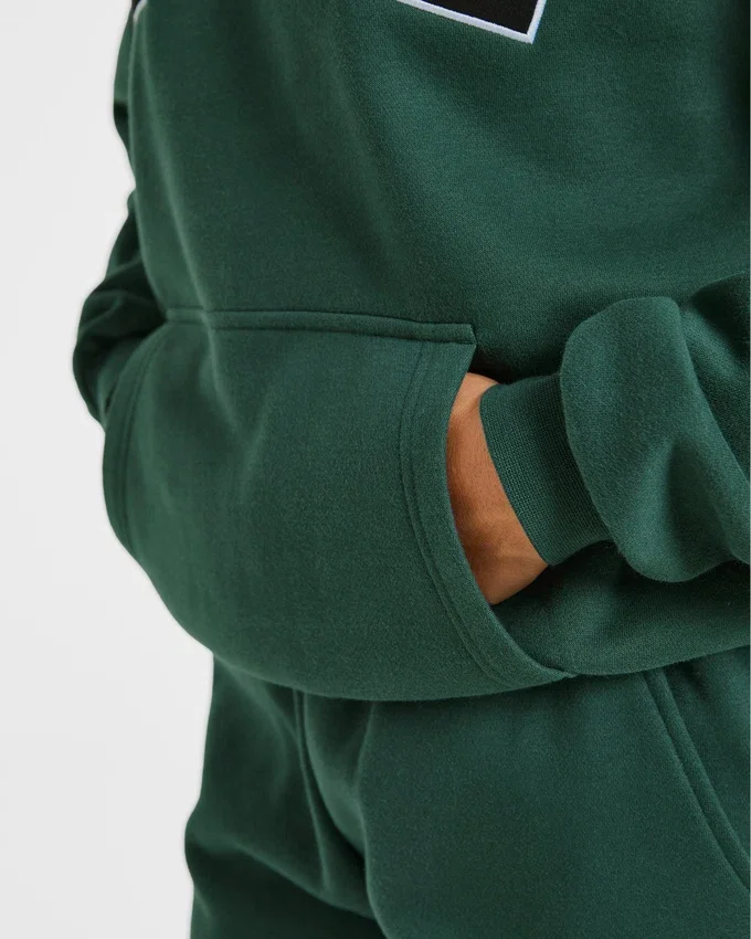 Sweat à capuche oversize Varsity 2.0