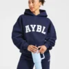 Sweat à capuche oversize Varsity 2.0