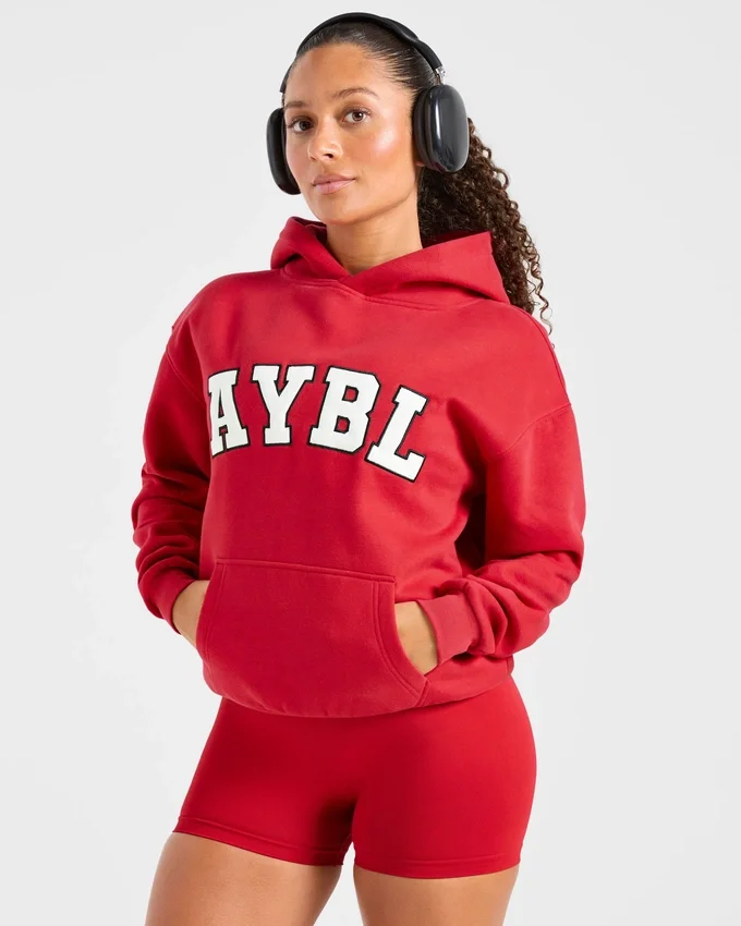 Sweat à capuche oversize Varsity 2.0