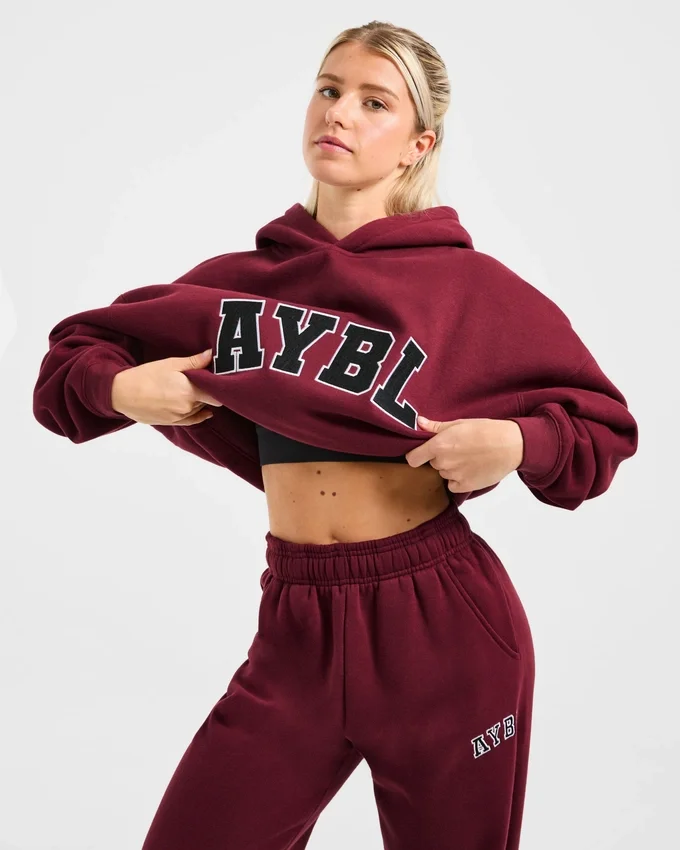 Sweat à capuche oversize Varsity 2.0