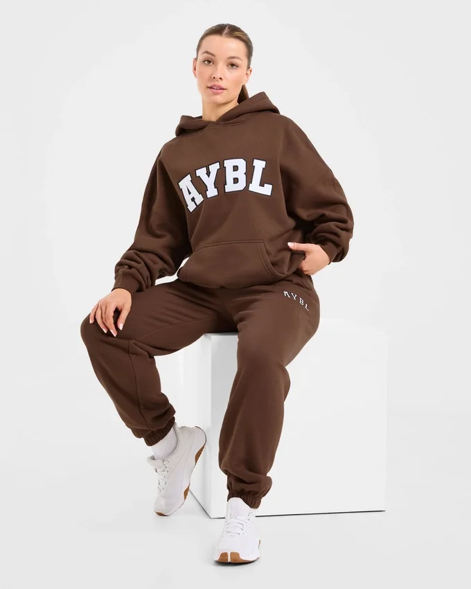Sweat à capuche oversize Varsity 2.0