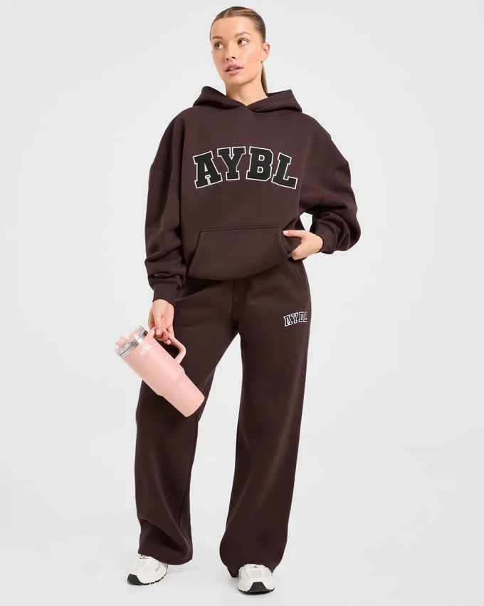 Sweat à capuche oversize Varsity 2.0
