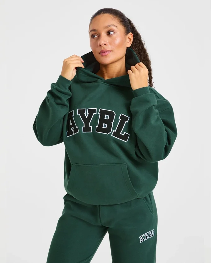 Sweat à capuche oversize Varsity 2.0